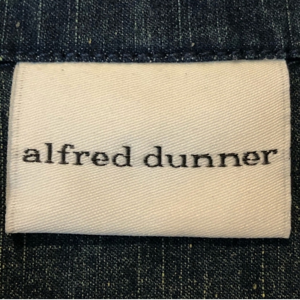 Alfred Dunner Denim Jean Jacket Floral Embroidery Rhinestones Size 12 - Picture 3 of 12